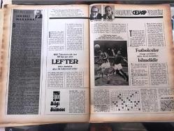 HAYAT SPOR DERGİSİ - 17 NİSAN 1974 - SAYI: 7 - GALATASARAY 1974 TAKIM KADROSU POSTERİ - TRABZONSPOR 1974 TAKIM KADROSU POSTERİ - ADANASPOR 1974 TAKIM KADROSU POSTERİ - FENERBAHÇE VE DİDİ - CEMİL TURAN - TJK HİPODROMDA ŞİKE İHBARI - ODHAN BAYKARA - MUHARREM ATİK - DR. ERTUĞRUL AKINCI - FENERBAHÇE, BEŞİKTAŞ - DOĞAN ATILGAN - FUJİ MEHMET - PERMA-SHARP REKLAMI - ARMAĞAN ASENA - ÖMER KARADAĞ - CEM ATABEYOĞLU - ARKA KAPAK RAŞİT KARASU, ADANA SPOR - POSTERLİ 32 SAYFA, TAM TAKIM SPOR DERGİSİ
