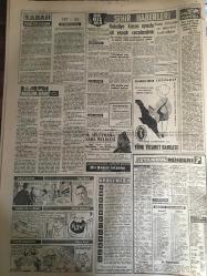 YENİ SABAH GAZETESİ 13 ARALIK 1961 YIL :24 SAYI :8173---AP ve YTP grupları af için acele ediyorlar ---NATO toplantısı Sarper in nutku ile bugün açılacak --Protestolu 160.000 tacir af ediliyor ---Doğuya jandarma sevk olunuyor --Kiliseyi soyan Rum yakalandı ---Menderes in oğlu YTP den istifa etmemiş --Tekel Fiyat İndirimi Şarapçıları Kızdırdı ---Belediye Kasım Ayında 68 Esnafı Cezalandırdı ---Radyo Programları --B.Milletler İflas Yolunda ---İstanbul -Tokyo temsili serbest güreş karşılaşması --Bekir Silahçılar ,İstanbul da tesis yapacak arsa bulamıyoruz dedi --Fiorentina da yeni bir Montuori :Can ---Altaylı Gürüz e bu maçı vermek hata ---İngiltere maçı için ilk hazırlık bugün --İnönü ,Köy Enstitülerini Tekrar Kuruyor ---Ruslar NATO Generalini İstiyorlar --Adana da cezası biten ilk mahkum --Sten tabanca çalan bir er firar etti --İnönü Batıdan Ayrılmaz ---Tahsille göre askerliğin inmesi istendi --