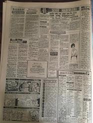 YENİ SABAH GAZETESİ 11 ARALIK 1961 YIL :24 SAYI :8171---Ayla ya benzeyen kız bulundu --Kabine uzun süren bir toplantı yaptı --Memurlar için af kanununda tadilat istendi ---Zonguldak ta dört maden işçisi öldü ,7 yaralı var ---Çürük ve hileli şekilde mal imali önlenemiyor ---Doğu da soygunlar hala devam ediyor ---S.Ragıp ,Minareden düşmeyen bilmez dedi --Ravenna Mozayikleri :Siyavuşgil --İşçilerin yılın son günü için büyük miting tertipliyor ---Bir deli polisi yaraladı ---Radyo Programları ---Adenauer -de Gaulle tam anlaşamadılar---Çelikbaş a göre Sanayi ,planlı ve koordine bir şekil içinde çalışmalı --Tarihi bir mangal 7500 liraya satıldı ---Galatasaray -Beşiktaş----MTTB Yedek öğretmenliğe itiraz ediyor --Galibiyet kaçıran Galatasaray oldu :0-0--Çamur ,hakem ve Galatasaray ---Karşıyaka :2 İzmirspor :0 Altınordu :1 Yeşildirek :1---Favori G.Birliği Ş.Hilale 2-1 mağlup ----Fiorentina dün 2-0 galip geldi --Göztepe  3 puanla dönüyor ---
