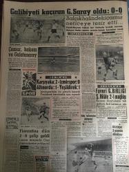 YENİ SABAH GAZETESİ 11 ARALIK 1961 YIL :24 SAYI :8171---Ayla ya benzeyen kız bulundu --Kabine uzun süren bir toplantı yaptı --Memurlar için af kanununda tadilat istendi ---Zonguldak ta dört maden işçisi öldü ,7 yaralı var ---Çürük ve hileli şekilde mal imali önlenemiyor ---Doğu da soygunlar hala devam ediyor ---S.Ragıp ,Minareden düşmeyen bilmez dedi --Ravenna Mozayikleri :Siyavuşgil --İşçilerin yılın son günü için büyük miting tertipliyor ---Bir deli polisi yaraladı ---Radyo Programları ---Adenauer -de Gaulle tam anlaşamadılar---Çelikbaş a göre Sanayi ,planlı ve koordine bir şekil içinde çalışmalı --Tarihi bir mangal 7500 liraya satıldı ---Galatasaray -Beşiktaş----MTTB Yedek öğretmenliğe itiraz ediyor --Galibiyet kaçıran Galatasaray oldu :0-0--Çamur ,hakem ve Galatasaray ---Karşıyaka :2 İzmirspor :0 Altınordu :1 Yeşildirek :1---Favori G.Birliği Ş.Hilale 2-1 mağlup ----Fiorentina dün 2-0 galip geldi --Göztepe  3 puanla dönüyor ---
