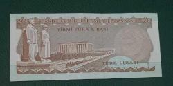 6 Emisyon E 54 seri 20 Lira Çil