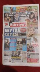 Hürriyet Gazete 15 Ocak 2017 Şeytan Çetesi,Sabri Sarıoğlu,Ahmet Hakan,Buse Terim,Ayşe Arman,Defne Öz,Recep Tayyip Erdoğan,Binali Yıldırım,Cengiz Semercioğlu,Garo Paylan,Uma Thurman,Arpad Busson,Garry Rodrigues,Aykut Kocaman,Mehmet Ekici,Yusuf Yazıcı,Olcay Şahan,Ufuk Sarıca,Tolga Zengin,Gökhan Gönül,Caner Erkin,Emmanuel Emenike,Mehmet Batdal,Mahmut Tekdemir,Saffet Sancaklı,Erkan Haberal,Devlet Bahçeli,Sıla,Tarık Akan,Aysa Engin,Binnur Kaya,Yasemin Allen,Cem Yılmaz,Haşimi Rafsancani,İsmet İnönü,2.Abdülhamit,Prof.İlber Ortaylı