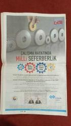 Hürriyet Gazete 30 Ocak 2017 Serenay Sarıkaya,Abidin Ünal,Kardak Pozu,Levent Kerim Uça,Bülent Bostanoğlu,Hulusi Akar,Veysel Kösele,Zeki Çolak,Roger Federer,Donald Trump,Altan Erkekli,Mehmet Müezzinoğlu,Simon Kjaer,Jeremain Lens,Okay Yokuşlu,Wesley Sneijder,Demba Ba,Nejat İşler,İpek Açar,Yılmaz Gruda,Ziynet Sali,Mazhar Alanson,Fuat Güner,Özkan Uğur,İstihdam Seferberliği Afişi,Akbank - ETS Tur - Okan Üniversitesi Reklamı