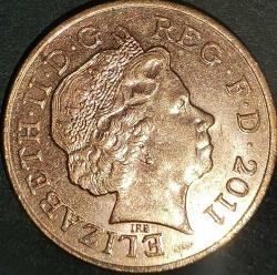 İNGİLTERE  2011    2 PENCE
