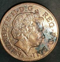 İNGİLTERE  2011    2 PENCE