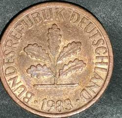 ALMANYA 1983 D  1 PFENNIG