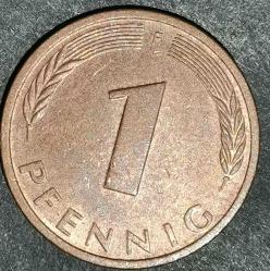 ALMANYA 1996 F   1 PFENNIG