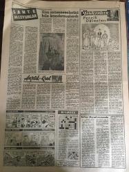 YENİ SABAH GAZETESİ 5 ARALIK 1961 YIL :24 SAYI :8165--Manisa da Ayla nın benzeri bir kız bulundu --İnönü ,Bir -iki seneden fazlada gözüm yok dedi ---Ayla nın kaybı hükümet işi oldu --Adalet Bakanı idam cezasına aleyhtar --Nihat Erim insan hakları ile ilgili bir teklif  yaptı --Av tüfekleri iade edilecek ---Ulubatlının burcu gizli otel olmuş ---Adam öldürmeğe gelen iki kiralık katil ele geçirildi ---Trafik kazaları :5 kişi öldü ,5 te yaralı var ---İnönü nün dünkü kabulleri ---Huzur Faslı :Siyavuşgil --Şehrimizde 900 bin çeki odun satıldı --Tiyatrolar ,Radyo Programları --Ruslar nükleer denemelere devam edeceklerini açıkladı ---İran da asker kaçakçılığı --Ekmek 5 kuruş ucuzlatılıyor ---Başkanların ne giyeceği halledilemedi --Taş atıp göz çıkaran çocuk mahkum oldu ---Yarın gece :Fenerbahçe-Fiorentina --İkinci büyük maç :Galatasaray -Beşiktaş ---Akbaş güreşe veda ediyor .Atlı da cezalı --Feyzioğlu otomobille binmiyor ---