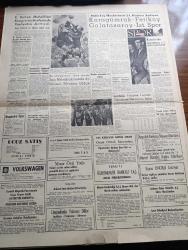 Zafer Gazetesi - 24 Şubat 1960 - Celal Bayar'ın Lahor'daki Ziyaretleri - Bütçenin Tümü Üzerinde Son Sözü Alan Celal Yardımcı Dedi Ki - Muhalefet Davaları Halletmek İçin Değil İhtirasları Tatmin Etmek İçin Çalışıyor - Agah Erozan'ın Muhalefete Cevabı - CENTO Beşinci Yıl -  Fethi Çelikbaş'ın Sözleri Büyük İnfial Yarattı - Konya'da Elektrik Ücretleri İndirildi - Her Sahada Kalkınan Vilayetimiz Antalya - Hadley Chase'in En Güzel Eseri Venedik Casusu Türkçe'ye Çeviren Rasih Minkari Yazı Dizisi - Haftanın Filmleri Günaydın Hüzün Yazan Fadıl Taylan Köşe Yazısı - Polis Akademisi Kuruluş Hazırlığı - Miki'li Piyale Makarnası Reklamı - Anthony Eden'in Siyasi Hatıraları Yazı Dizisi - İtalyan Başvekili Antonio Segni'nin İstifası Bekleniyor - Küba'da Bombalanan Petrol Tasfiyehanesi - Cento'nun İnşa Ettiği Yol Fotoğraf - İspanya'da Komünistlere Karşı Bir Polis Harekatı - Fenerbahçe Muhalifleri Kongrenin Arifesinde Faaliyeti Arttırdı - Galatasaray İstanbulspor Maçı - Kış Olimpiyatında Alınan Neticeler