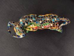 VİNTAGE İSPANYOL TORO BARCİNO MOZAİK BOĞA 11,5 cm X 6,5 cm ÖLÇÜLERİNDE.