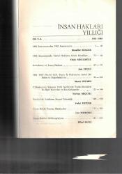 İNSAN HAKLARI YILLIĞI CİLT 5-6 1983-1984
