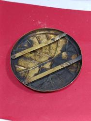 K121---YAŞLI PİRİNÇ TEK KEMER TOKASI