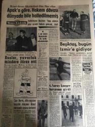 YENİ SABAH GAZETESİ 20 ARALIK 1963 YIL :26 SAYI :8898-- YTP nin arzusu ile İnönü ,CKMP ye teklif yaptı --Örfi İdare Dün 2 Ay Uzatıldı --Aydemir in af isteği reddedildi --Şiddetli yağmur can ve mal kaybına sebep oldu ---İki aile bir günde  iki defa mahkemelik oldu ---Toto talihlisi dün yargılandı ---Burton ile Liz Açıkladılar :Evleniyoruz ---Megalomani :Siyavuşgil --Korkunç Yenge nin fahişelik ve dansı yasak eden Ahlak kanunu kaldırıldı ---Milano da cenaze sınıfları kalkıyor --Vietnam da Komünist çeteciler silahlarını evlerinde yapıyorlar --Amerika da yeni bir buluş :Strip-Tease filmleri ---Apak a göre ,Hakem davası dünya da bile  halledilmemiş ---Ruslar ,yuvarlak mindere itiraz etti --Beşiktaş ,bugün İzmir e gidiyor --Galatasaray kongre havasına girdi --Can Bartu ,dün yapılan hazırlık maçının ikinci yarısında oyunu terk etti --2. Devre fikstüründe ilk hafta müsabakaları --Liston a meydan okuyan Clay askere alınıyor ---CKMP kararını bugün verecek --Bütçe ancak maaşlara yetecek --