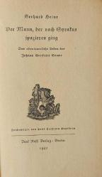 Der Mann, Der Nach Syrakus Spazieren Ging