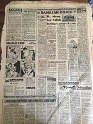 YENİ SABAH GAZETESİ 18 OCAK 1964 YIL :26 SAYI :8927---Londra Konferansı Çıkmaza Doğru Gidiyor --Şiddetli kar ve soğuk bütün yurtta hayatı felce uğrattı --Rum polislerinin baskını  akım kaldı ---F.B li Büfeyi soyan G.S lı iki hırsızı BJK li polisler yakaladı --Mahalli seçimlerde 21 milyon lira harcandı --Komisyonda Sağlık Bütçesine 7 Milyon Lira İlave Yapıldı --Hz. Muhammed Hakkında Yeni Bir Kitap --Yarım Milyoncuk :Siyavuşgil ---Arap Devlet Başkanları İsrail i Cezalandıracak Plan Hazırladılar ---İki Amerikalı diplomat Zengibar da tevkif edildi ---Sinema :Günah Çocuğu---Sinemalar :Atlas : Korkusuz Arslanlar ,Emek :Pepe ,Konak :Tek Başına---Milli ligin ikinci devresi başlıyor --Merkez Ceza Heyeti Namzetleri Belli Oldu --Galatasaray Steau rövanş maçı bugün --Avrupa karmasına seçilen oyuncular bugün açıklanıyor ---Milli Lig İkinci Devre Fikstürü --Nedim tedavi için  İtalya ya gidiyor---Bugün Sandys ile görüşecek olan Denktaş daha prensipte bile anlaşma olmadı dedi --