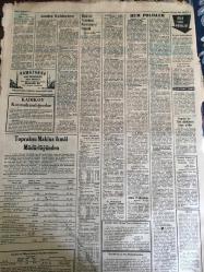 YENİ SABAH GAZETESİ 18 OCAK 1964 YIL :26 SAYI :8927---Londra Konferansı Çıkmaza Doğru Gidiyor --Şiddetli kar ve soğuk bütün yurtta hayatı felce uğrattı --Rum polislerinin baskını  akım kaldı ---F.B li Büfeyi soyan G.S lı iki hırsızı BJK li polisler yakaladı --Mahalli seçimlerde 21 milyon lira harcandı --Komisyonda Sağlık Bütçesine 7 Milyon Lira İlave Yapıldı --Hz. Muhammed Hakkında Yeni Bir Kitap --Yarım Milyoncuk :Siyavuşgil ---Arap Devlet Başkanları İsrail i Cezalandıracak Plan Hazırladılar ---İki Amerikalı diplomat Zengibar da tevkif edildi ---Sinema :Günah Çocuğu---Sinemalar :Atlas : Korkusuz Arslanlar ,Emek :Pepe ,Konak :Tek Başına---Milli ligin ikinci devresi başlıyor --Merkez Ceza Heyeti Namzetleri Belli Oldu --Galatasaray Steau rövanş maçı bugün --Avrupa karmasına seçilen oyuncular bugün açıklanıyor ---Milli Lig İkinci Devre Fikstürü --Nedim tedavi için  İtalya ya gidiyor---Bugün Sandys ile görüşecek olan Denktaş daha prensipte bile anlaşma olmadı dedi --