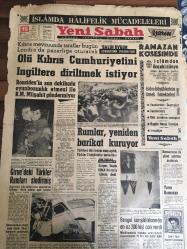 YENİ SABAH GAZETESİ 15 OCAK 1964 YIL :26 SAYI :8924---Ölü Kıbrıs Cumhuriyetini İngiltere Diriltmek İstiyor --Rumlar ,yeniden barikat kuruyor --Girne de ki Türkler Rumları sindirmiş --Ramazanın ilk günü şehitler anılacak ---Bengal karışıklıklarında  en az 200 kişi can verdi ---Üçüncü reform :Siyavuşgil ---Dış memleketlere tıp tahsili için 600 öğrenci gönderilecek --Sinema :Şaşkın Baba --Güven olayı tahkikatı 4 yönden yürütülüyor --Fenerbahçelilerden dün 250 şer lira ceza kesildi --PTT ,K.Gümrük ü kupadan eledi :1-0--Yaşar Doğu nun bütün eşyalarına haciz kondu --Sarper ,Suçlu EOKA Kıbrıs a hakim dedi ---Atom bombası yüklü uçak düşüt fakat bombalar patlamadı --Kıbrıs mevzuunda taraflar bugün Londra da pazarlığa oturacak --Ramazan Köşesinde  :İslam dan Önceki Dünya ---Rossides in son dakika da oyun bozanlık etmesi ile  B.M Müşahit göndermiyor ---Yarın Ramazan ---