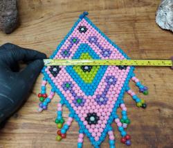 Eskilerden Plastik Makrome - Nazar Boncuklu Duvar Süsü - El İşi Nazarlık