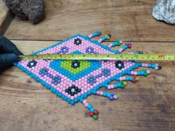 Eskilerden Plastik Makrome - Nazar Boncuklu Duvar Süsü - El İşi Nazarlık