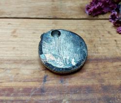 Eskilerden Gümüş Kaplama Nazarlık - Cam NAzar Boncuğu - Duvar Süsü - Nazar Boncuklu Duvar Dekoru - Süs