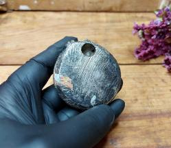 Eskilerden Gümüş Kaplama Nazarlık - Cam NAzar Boncuğu - Duvar Süsü - Nazar Boncuklu Duvar Dekoru - Süs