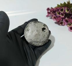 Eskilerden Gümüş Kaplama Nazarlık - Cam NAzar Boncuğu - Duvar Süsü - Nazar Boncuklu Duvar Dekoru - Süs - 002