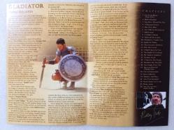 GLADIATOR - Gladyatör • Russell Crowe ( Açılır kapak ) ~ # BROŞÜR #