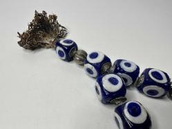 Eskilerden CAM Tesbih - Eski Nazar Tespih - Duvar süsü - El İşi Nazarlık - ÇOK BÜYÜK