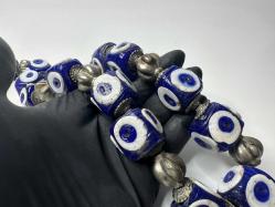 Eskilerden CAM Tesbih - Eski Nazar Tespih - Duvar süsü - El İşi Nazarlık - ÇOK BÜYÜK