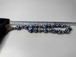 Eskilerden CAM Tesbih - Eski Nazar Tespih - Duvar süsü - El İşi Nazarlık - ÇOK BÜYÜK