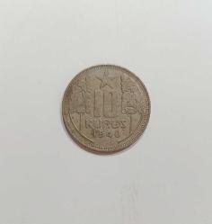 1940 YILI 10 KURUŞ NİKEL ÇİL ALTI KONDİSYONDA