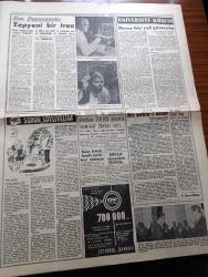 Havadis Gazetesi - 8 Ocak 1961 - Anayasa İhlal İlgisi Olmayan Eski Mebuslar Tahliye Edilecek - Topkapı Olayları Davasına Devam Edildi İki Sanık Tahliye Edildi - Sabık Savunma Bakanı Ethem Menderes Fotoğraf - 147 lerin Durumu Kurucu Meclise Götürülecek - Sümerbank Mamullerinde Geniş Çapta İndirim Yapıldı - 2. Demir Çelik Sanayii Anlaşması Yarın Yapılıyor - Kennedy'nin Sözleri Yazan Orhan Seyfi Orhon Köşe Yazısı - Temel Reis Çizen Ralph Stein - Bu Ceset Kimin Yazan W.J. Yazı Dizisi - Sahte Jilet İmal Edenler Tutuldu - Elizabeth Taylor Bir Mecmuanın Aleyhine 250.000 Dolarlık Tazminat Davası Açtı -  Kübalı'lar Anavatanlarını Terkediyor- Kocasından Boşanan Tina Onassis Şen Dul Hayatı Yaşıyor - İstanbul Ankara Radyosu Programı - Ordu Milli Takımımız Bugün Irak'la Oynuyor - Lider Galatasaray Dün Tatrana 2 1 Mağlup Oldu - İzmir'de Beşiktaş Altay'ı Yendi 2 1- Fenerbahçe Bugün Levski İle Oynuyor