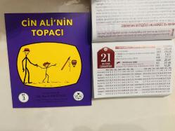 21 Haziran 2025 hediyelik orijinal Diyanet takvim yaprağı (Cin Ali kitabı hediyeli:)