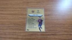 2025 Topps UCL Lionel Messi Gold Edge Edition Kart No:GE10