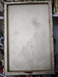 KAFTAN VE AYETLİ 2.EL KANVAS TABLO ÇERÇEVESİZ 40X60