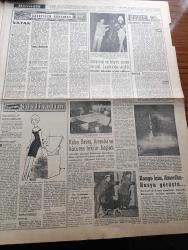Havadis Gazetesi - 8 Şubat 1961 - 43.600.000 Dolarlık Yardım Çerçevesi Dahilinde Bol Miktarda İhtiyaç Maddesi İthal Edilecek - Yassıada'da Duruşmalar Yarın Başlıyor - Bulgurdağ'da Petrol Araması Hızlanıyor - Sivil Havacılık - Partilerin Kuruluş Hazırlıkları Hareretli Safhaya Girdi - Ege Üniversitesi Tıp Fakültesi Öğrencileri Tazminat Davası Açtı - Peter Zaroviç Tankerindeki Yangın Dün Söndü - Bozuk Ekmek Çıkaran Fırın Sayısı Azalıyor - Tecrübe Maymunu İnsan Yazan Orhan Seyfi Orhon Köşe - Temel Reis Çizen Ralph Stein - Kaçak Radyo Satan Şahıs Dün Yakalandı - Küba Basını Amerika'ya Hücuma Tekrar Başladı - Gazetelerden Başlıklar - Dünyanın En Büyük Motor Sergisi Londra'da Açıldı - Müzik Radyo Yazan Faruk Yener - Brigitte Bardot'u Karşı Panzehir - 40 Yaşından Büyükler İçin Polyo Aşısı - Basketbolda Tehir Maçı Fenerbahçe Beyoğluspor - Maç Biletlerine Zam Yapılması Muhtemel - Galatasaray'ı Mecmuası Çıktı - Futbol Yıldızları Boniperti İtalyan Yazan Vefki Türkkan - Gol Krallığında Son Durum -