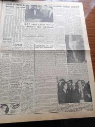 Havadis Gazetesi - 8 Şubat 1961 - 43.600.000 Dolarlık Yardım Çerçevesi Dahilinde Bol Miktarda İhtiyaç Maddesi İthal Edilecek - Yassıada'da Duruşmalar Yarın Başlıyor - Bulgurdağ'da Petrol Araması Hızlanıyor - Sivil Havacılık - Partilerin Kuruluş Hazırlıkları Hareretli Safhaya Girdi - Ege Üniversitesi Tıp Fakültesi Öğrencileri Tazminat Davası Açtı - Peter Zaroviç Tankerindeki Yangın Dün Söndü - Bozuk Ekmek Çıkaran Fırın Sayısı Azalıyor - Tecrübe Maymunu İnsan Yazan Orhan Seyfi Orhon Köşe - Temel Reis Çizen Ralph Stein - Kaçak Radyo Satan Şahıs Dün Yakalandı - Küba Basını Amerika'ya Hücuma Tekrar Başladı - Gazetelerden Başlıklar - Dünyanın En Büyük Motor Sergisi Londra'da Açıldı - Müzik Radyo Yazan Faruk Yener - Brigitte Bardot'u Karşı Panzehir - 40 Yaşından Büyükler İçin Polyo Aşısı - Basketbolda Tehir Maçı Fenerbahçe Beyoğluspor - Maç Biletlerine Zam Yapılması Muhtemel - Galatasaray'ı Mecmuası Çıktı - Futbol Yıldızları Boniperti İtalyan Yazan Vefki Türkkan - Gol Krallığında Son Durum -