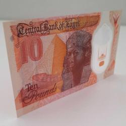 10 pound Mısır polimer fosforlu holagram  Parası