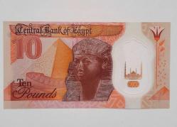 10 pound Mısır polimer fosforlu holagram  Parası