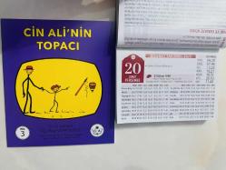 20 Şubat 2025 hediyelik orijinal Diyanet takvim yaprağı (Cin Ali kitabı hediyeli:)