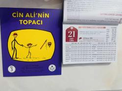 21 Şubat 2025 hediyelik orijinal Diyanet takvim yaprağı (Cin Ali kitabı hediyeli:)