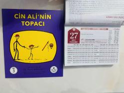 27 Şubat 2025 hediyelik orijinal Diyanet takvim yaprağı (Cin Ali kitabı hediyeli:)