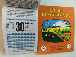30 Aralık 2025 hediyelik orijinal Fazilet takvim yaprağı (Cin Ali kitabı hediyeli:)