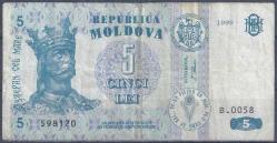 Moldova 5 ley
