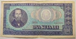 ROMANYA 100 LEI 1966 TEMİZ+ KONDÜSYON