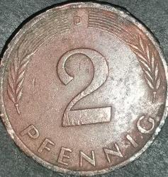 ALMANYA 1995 D   2 PFENNIG