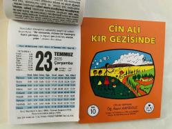 23 Temmuz 2025 hediyelik orijinal Fazilet takvim yaprağı (Cin Ali kitabı hediyeli:)
