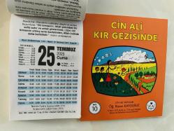 25 Temmuz 2025 hediyelik orijinal Fazilet takvim yaprağı (Cin Ali kitabı hediyeli:)