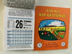 26 Temmuz 2025 hediyelik orijinal Fazilet takvim yaprağı (Cin Ali kitabı hediyeli:)