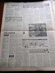 Havadis Gazetesi - 9 Şubat 1961 - İstanbul'da Ve Ankara'da Siyasi Faaliyet Son Derece Hararetlendi - Yassıada'da Duruşmalar Bugün Başlıyor - Ethem Yetkiner'le İlgili Rüşvet Davasına Bakıldı - Turhan Feyzioğlu İstifa Sebebini Açıkladı - Sputnik'ten Gelen Bazı Cümleler Zaptedildi - Kennedy Eşi Ve Kızı İle Fotoğraf - Frankenstein'in Evinde Üç İnsan İskeleti Bulundu - Kıbrıs Meclisinde Türk Mebusları Rumları Destekledi - Bu Ceset Kimin Yazan W. J. Yazı Dizisi - Bahtiyar Şair Yazan Orhan Seyfi Orhon Köşe Yazısı - Temel Reis Çizen Ralph Stein - Birleşik Arap Cumhuriyetinin Yeni Anayasası - Aya Gidecek Gemi İki Kişi Taşıyacak - İstanbul Ankara Radyosu Programı - Futbol Federasyonu Harita Üzerinde Ecnebi Antrenör Arıyor - Fenerbahçe Bugün Çalışacak İstanbulspor Yarın Akşam Ankara'ya Gidecek - Galatasaray Hapoel İçin Antreman Yapıyor - Adana'da 11 12 Şubatta Yaşar Doğu İçin Güreş Müsabakaları Yapılacak